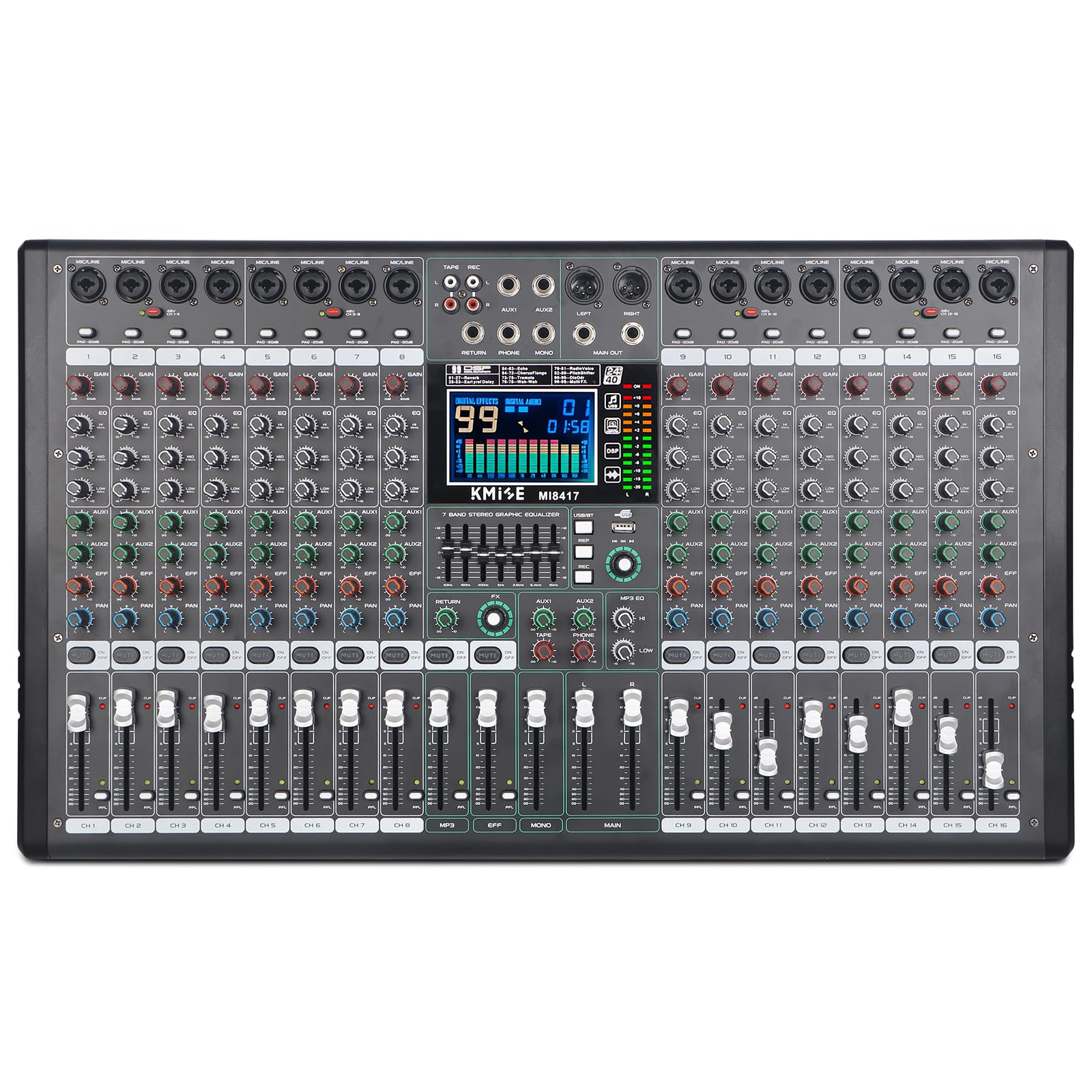 Amazon.com: Audio Mixer 16 Channel Digital Audio Pro-Series